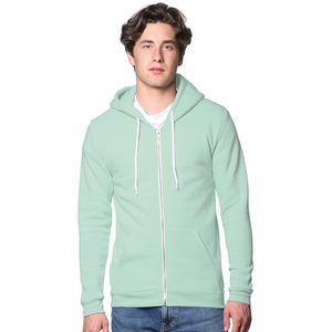 Sweats à capuche en molleton éponge léger Sweat polaire à fermeture éclair complète Pull à capuche Poly Sweat à capuche pour hommes 2023 - Product Image 2
