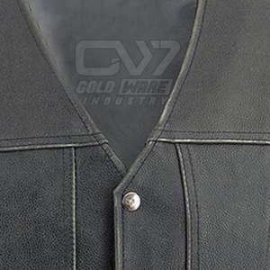 Chaleco de cuero de material de alta calidad para hombre, venta al por mayor, Chaleco de cuero para hombre, Chaleco de cuero transpirable para hombre - Product Image 5