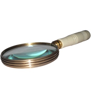 2025 aspecto antiguo artesanía india venta al por mayor buena calidad Color bronce Metal diseño Vintage lupas de cristal - Product Image 2
