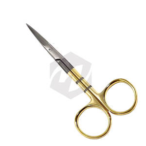 กรรไกรผ่าตัดแบบโค้งตรงขนาด 4.5 นิ้ว สีทอง ยี่ห้อ Supercut ผลิตจากเหล็กกล้าไร้สนิมเยอรมัน สำหรับงานผ่าตัด - Product Image 5