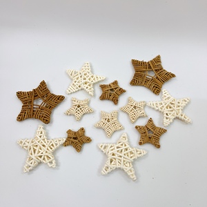 Arbre étoilé en rotin tissé à la main écologique, décoration suspendue, bricolage en gros, jouets pour enfants, occasion d'anniversaire, fournisseur vietnamien - Product Image 3