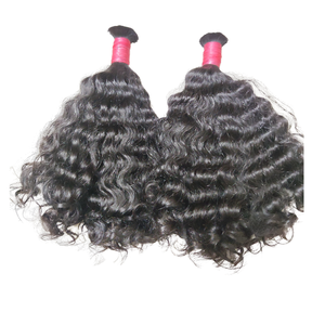 Extension de faisceaux de cheveux humains crus 100% naturels Raw Indian Remy Natural Vendeur Fabricant de l'Inde du Sud - Product Image 2