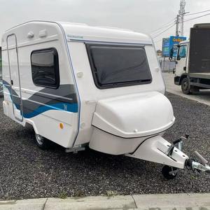 Mini caravanes de camping 22,31 pieds, caravane tout-terrain, camping-car, remorque de voyage avec lit double et cuisine - Product Image 4
