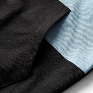 Sweat à capuche Colorblock chaud d'hiver pour hommes élégants pull en coton et polyester épais de haute qualité sweats à capuche avec logo personnalisé pour hommes - Product Image 5