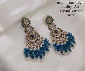 คอลเลคชั่นต่างหูมุกและมุกขนาดใหญ่ดีไซน์เนอร์แฟชั่นดีไซน์เนอร์ตัดทรงรีสำหรับผู้หญิง - Product Image 5