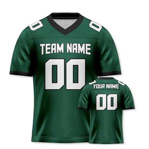 Maillot de football américain rétro 2025 tendance streetwear personnalisé imprimé numériquement en maille respirante - Product Image 5