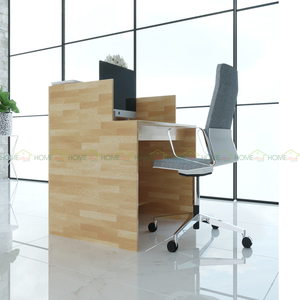 Mostrador de Recepción Simple MiWhite BLT68006-100x80x100 (cm), Duradero, con Luz LED, Minimalista, para Tiendas, Hoteles, Salones de Belleza, Gimnasios - Product Image 1