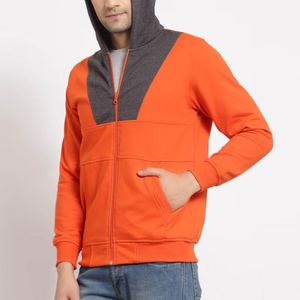 Sudadera con Capucha de Alta Calidad para Hombre, Estilo Informal para Invierno, Teñido Liso, Nuevo Estilo, con Cremallera, Cómoda, Básica, Mezcla de Algodón - Product Image 6