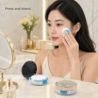 Fond de teint coussin léger effet peau nue, fini estompé à effet flou, étui cosmétique personnalisé OEM ODM