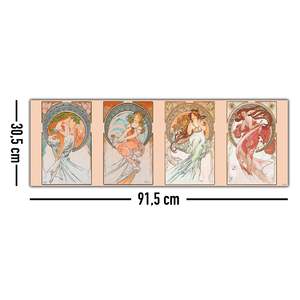 Alfons Mucha Art Nouveau <b>Poster</b> Four Arts Design Stylish Paper Wall Decor Deco Style - Product Image 3