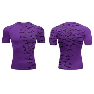 2025 Sublimación 3D Impreso Rash Guard Camisa transpirable de verano de alta calidad 2025 Ropa de jogging de verano con estilo para hombres - Product Image 6