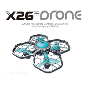 Mini Dron HOSHI <span class=keywords><strong>Syma</strong></span> X26 <span class=keywords><strong>PRO</strong></span>, Quadcopter RC de 4 Canales con Evitación de Obstáculos por Infrarrojos, Aeronave de Inducción con Vuelo Estacionario Automático, Juguete de Regalo para Niños - Product Image 3