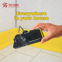 Piège à pression rechargeable solide et durable pour le contrôle des rongeurs intérieur/extérieur Piège à piège en acier galvanisé en plastique à réglage rapide Lutte antiparasitaire