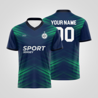 En Trend Nefes Alabilen Futbol Forması Yüksek Kalite Özel Desen Logolu Süblimasyon Transfer Baskılı Anti-UV Hızlı Kuruyan Ekip Futbol Forması