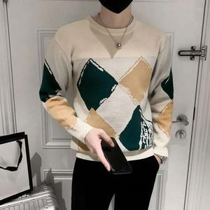 Pull pour homme au design élégant, faible MOQ, logo personnalisé, pull pour homme en gros, prix de gros - Product Image 5