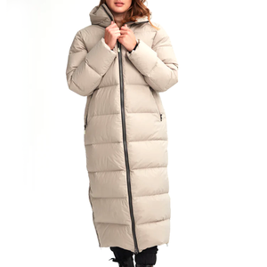 Chaqueta acolchada de mujer hecha con material de poliéster 100% de color único/chaqueta acolchada larga al mejor precio para mujer de buena venta - Product Image 1