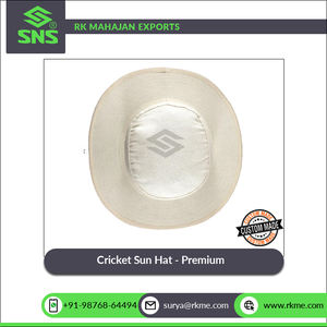 Boucles de lunettes de soleil en tissu de coton polyester et doublure de serviette douce à l'intérieur du chapeau de soleil de cricket pour enfants et adultes-Premium à prix raisonnable - Product Image 5