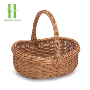 ¡MEJOR VENDEDOR! Cesta de almacenamiento de ratán para Picnic rectangular, diseño moderno, accesorios para el hogar, materiales naturales para la salud estética - Product Image 3
