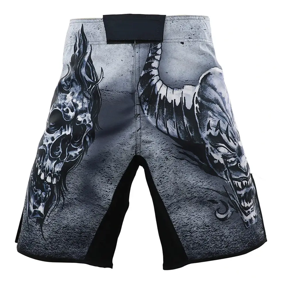 Pantalones cortos personalizados de secado rápido para hombre, pantalones cortos de sublimación de lucha MMA a precio mayorista, pantalones cortos sublimados mma