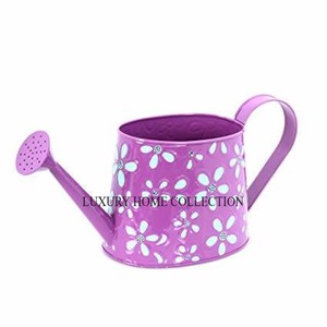 Decorative Galvanized Retro-style Metal Water Can with an Ornate Design for a Stylish and Functional <b>Garden</b> Accessory - Product Image 4