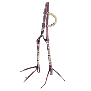 Catégorie de produit : Licol et bride en cuir Western de qualité supérieure à une seule oreille - Product Image 1