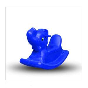 Rocking Horse Ride-On Toy para niños Balancín de plástico al aire libre para niños pequeños y niños - Product Image 3