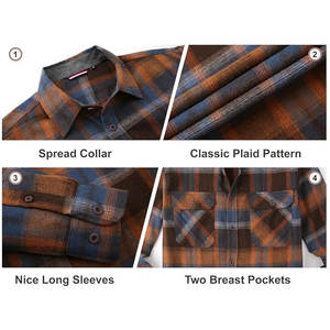 Chemises pour hommes confortables à manches longues, chemises pour hommes 2026 pour le travail, les voyages et la mode quotidienne - Product Image 4
