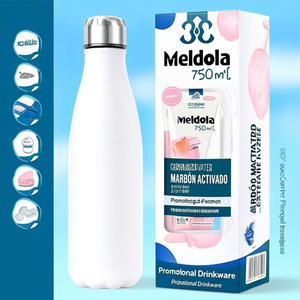 Bottiglia d'Acqua Personalizzabile Meldola 750ml, Gadget Promozionale per Bevande - Product Image 3