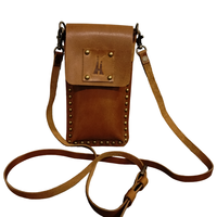 Bolsa cruzada de cuero clásica para teléfono celular Bolsos de mujer Mini bolsos de teléfono móvil personalizados de calidad superior