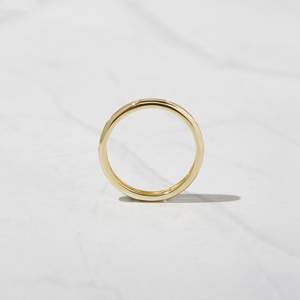 Classic Minimalist Round Brilliant Cut Bezel Set CZ <b>Cubic</b> <b>Zirconia</b> <b>Rings</b> 925 Sterling Silver Gold Plated <b>Ring</b> Gift for Her - Product Image 2