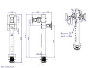 Support double écran POS réglable en hauteur avec gestion des câbles intégrée, capacité de charge de 10 kg chacun, conforme TAA, VESA 75/100 mm, rotation à 180°