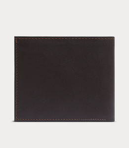 Vente en gros en usine de portefeuille en cuir véritable de haute qualité pour hommes avec logo personnalisé RFID porte-cartes premium à pli court portefeuilles de créateur - Product Image 5