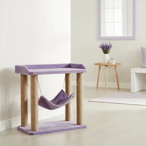 Amistar Lilac Paradise คุณภาพสูงพร้อมเปลญวนแมวเกาสำหรับแมวทุกขนาด - Product Image 4