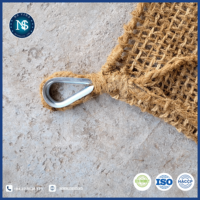 Voile d'ombrage/parasol en fibre de coco brute écologique sur mesure, durable, pour espaces extérieurs, fabriquée au Vietnam, taille personnalisée, vente en gros