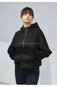 New Oversize Gym Hoodie with Acid Wash and 3D Embroidery Private Label Sport Jacket From SCU Featuring Front Logo - Product Image 6