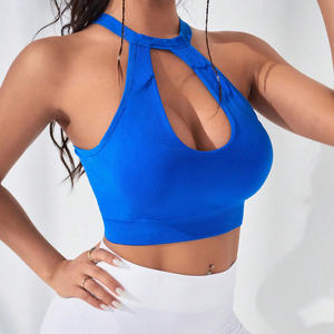 Soutien élevé col en V Yoga Sport soutien-gorge haut Fitness haute qualité femmes vêtements de sport course entraînement croisé sport soutien-gorge - Product Image 2