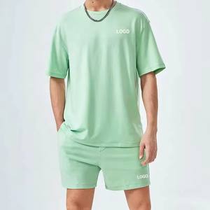 2024 Breathable Sportswear Best selling Tracksuit Men Summer <b>Track</b> Suit Male Set Fitness Set High Quality <b>T</b>-Shirt & Shorts Set - Product Image 4