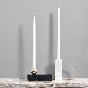 Nouveau bougeoir décoratif pour la maison au design élégant chandelier en marbre et métal de la plus grande qualité à un prix abordable - Product Image 2