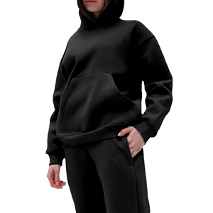 Top Quality Product Sportswear Sweatsuit Workout Fitness Fleece <b>Oversized</b> Hoodies and Sweatpants <b>Jogger</b> Sets Tracksuit for Women - Product Image 3