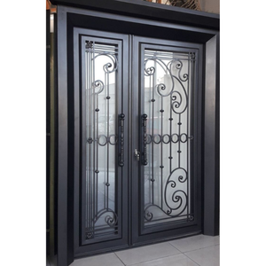 Portes principales de maison d'entrée en fer de haute qualité en acier étanche pour une sécurité et un style ultimes - Product Image 2