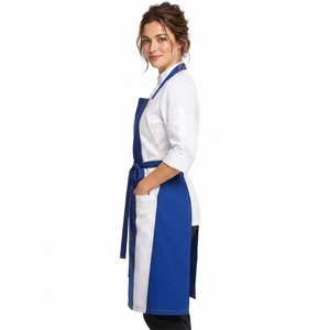 Professional <b>Women</b> Chef <b>Apron</b> Restaurant Workwear Breathable Fabric Adjustable Design Comfortable Fit Culinary <b>Kitchen</b> Apparel - Product Image 4