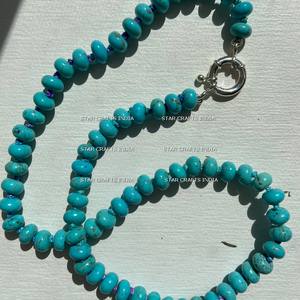 Diseño único antiguo diario moda mujer resina collar superventas resina cuentas collar colorido cuentas - Product Image 3