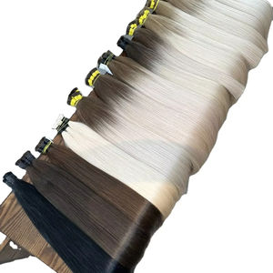 Vente en gros 15A Grade haute qualité vietnamien Remy peau trame Extensions de cheveux humains os droit cuticule aligné soyeux non transformé - Product Image 1