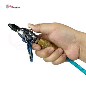 Kit de pistolet à air comprimé professionnel LEMATEC, contrôle de précision, buse en caoutchouc, entrée d'air 1/4 ", 18 CFM, service OEM, atelier industriel - Product Image 6