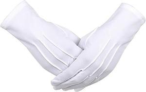 Gants de rite écossais 33e degré 100% pur coton blanc avec des ailes d'emblème doré avec tous les accessoires maçonniques Fabricant - Product Image 5