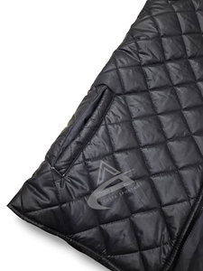 Veste matelassée zippée d'affaires décontractée pour hommes Gilet sans manches chaud en coton respirant - Product Image 2