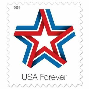 Usa Forever Vintage Postage Mailing Stamp Stickers Us Postal Mail Stamps Sticker Post Stamps Pack para decoraciones personalizadas - Product Image 2
