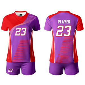 ชุดวอลเล่ย์บอลสำหรับผู้ชายและผู้หญิงชุดเล่นวอลเลย์บอลน้ำหนักเบาพิมพ์ลายพิมพ์ซับลิเมชันพร้อมโลโก้ - Product Image 1