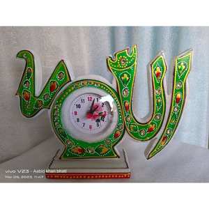 Élégante horloge murale en marbre classique Design artisanal naturel pour salon bureau maison article décoratif bonne qualité numérique - Product Image 1