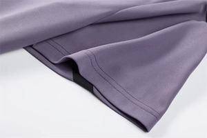 T-shirt pour homme à col rond, manches courtes, coupe classique, sportif, séchage rapide, tricoté, 100% polyester, couleur unie - Product Image 3